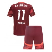 Maglie da calcio RB Leipzig Lois Openda #11 Seconda Maglia Bambino 2024-25 Manica Corta (+ Pantaloni corti)